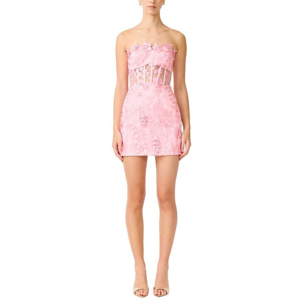 Elliatt Womens Monique Strapless Mini Dress